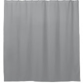 Ultimate Gray Pantone 2021 Farbe des Jahres Duschvorhang (Vorderseite)