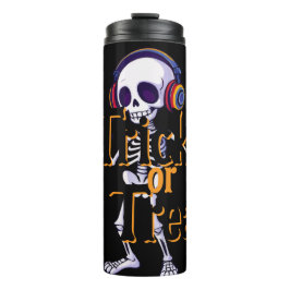 Ultimate Halloween Skeleton Dance - Neon T-Shirt Thermosbecher