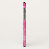 Ultimate Hot Pink Fuzzy Imitate Fur Case-Mate iPhone Hülle (Hinten/Links)