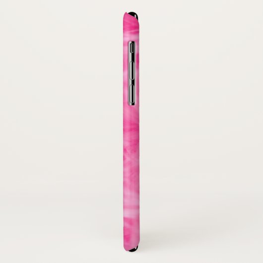 Ultimate Hot Pink Fuzzy Imitate Fur Case-Mate iPhone Hülle (Hinten/Links)