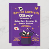 Ultimate Magician Geburtstagsparty Einladung (Vorne/Hinten)