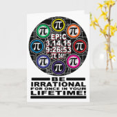 Ultimate Memorial for Epic Pi Day Symbols Karte (Gelbe Blume)