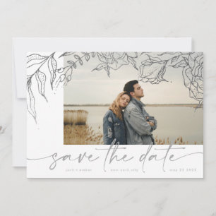 Ultimate Modernes Grau Forever Multi Foto Floral Save The Date