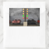 Ultimate Mopar Showdown Rechteckiger Aufkleber (Tasche)