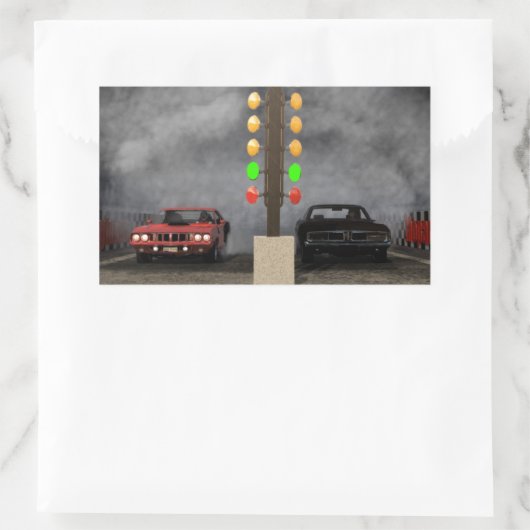 Ultimate Mopar Showdown Rechteckiger Aufkleber (Tasche)