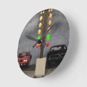 Ultimate Mopar Showdown Runde Wanduhr (Winkel)