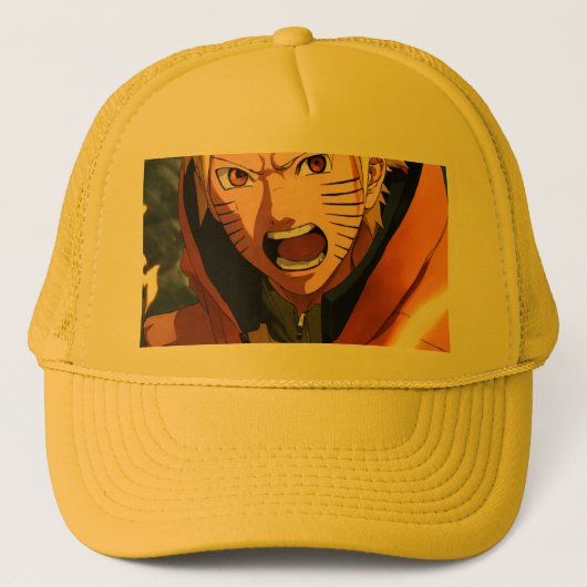 Ultimate Ninja Warrior Cap - Anime Adventure Inspi Truckerkappe (Vorderseite)