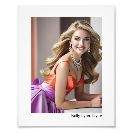 Ultimate Pageant Fotogendrucken 8x10 Lite Border Fotodruck (Vorne)