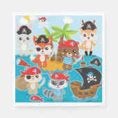 Ultimate Pirate Party Pirate Napkins Serviette (Vorderseite)