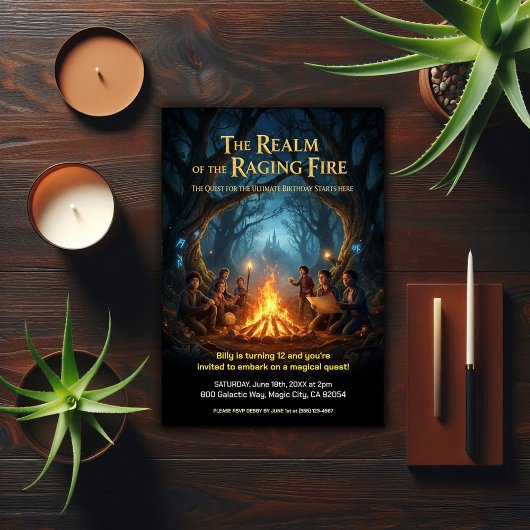 Ultimate Quest Adventure Birthday Party Einladung