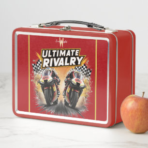 Ultimate Rivalry: MotoGP-Clash Metall Brotdose