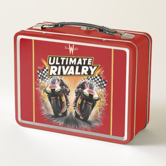 Ultimate Rivalry: MotoGP-Clash Metall Brotdose (Rückseite)