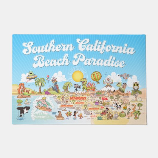 Ultimate SoCal Fußmatte (Vorderseite)