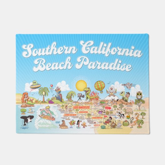 Ultimate SoCal Fußmatte (Vorderseite)