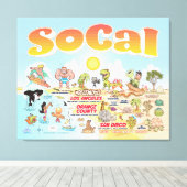 Ultimate SoCal Leinwanddruck (Insitu (Holzboden))