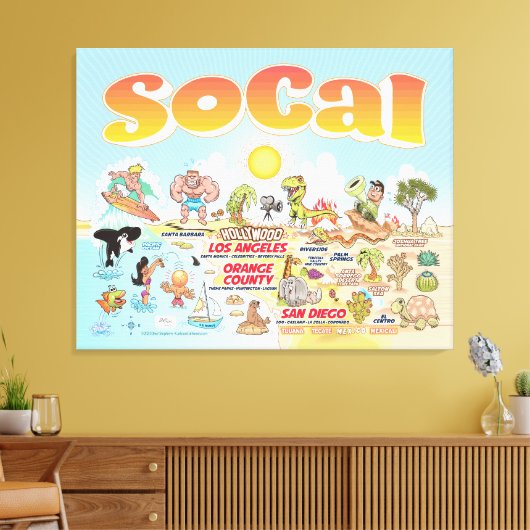 Ultimate SoCal Leinwanddruck (Insitu (Wohnzimmer))