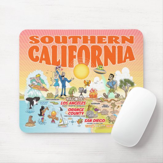 Ultimate SoCal Mouse Pad Mousepad (Mit Mouse)