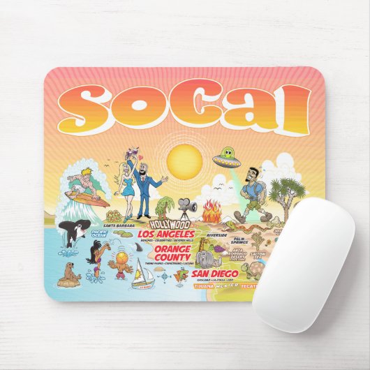 Ultimate SoCal Mouse Pad Mousepad (Mit Mouse)