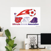 Ultimate Soccer Association Poster (Heimbüro)