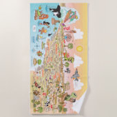 Ultimate Southern California Beach Blanket Strandtuch (Vorderseite)