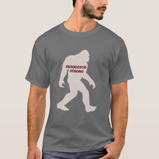 Ultimate Strong and Funny Vibes, Bigfoot Sasquatch T-Shirt (Vorderseite)