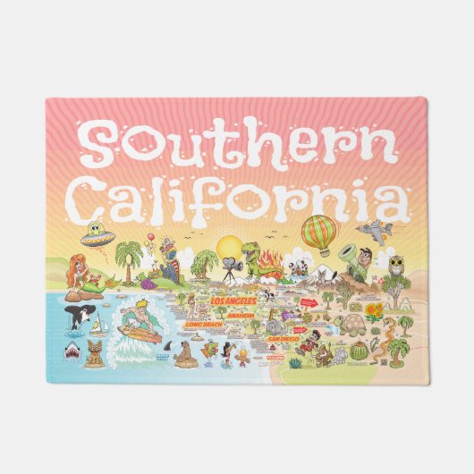 Ultimate Sunny California Fußmatte (Vorderseite)