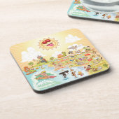 Ultimate Sunny California Hard Plastic Untersetzer (Linke Seite)