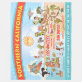 Ultimate Sunny California Sherpa Blanket Fleecedecke (Vorderseite)