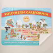 Ultimate Sunny California Sherpadecke (Vorderseite (Horizontal))