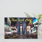 Ultimate Times Square New York Briefpapier (Stehend Vorderseite)