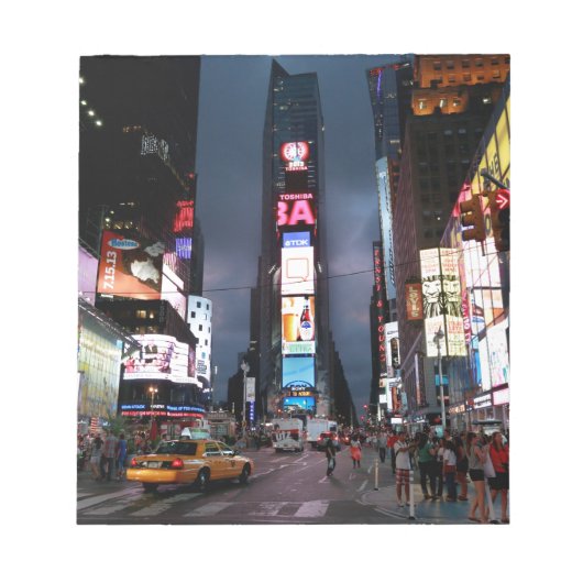 Ultimate Times Square New York Notizblock (Vorderseite)