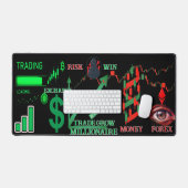 Ultimate Trader’s Mind Map desk mats Schreibtischunterlage (Tastatur & Maus)