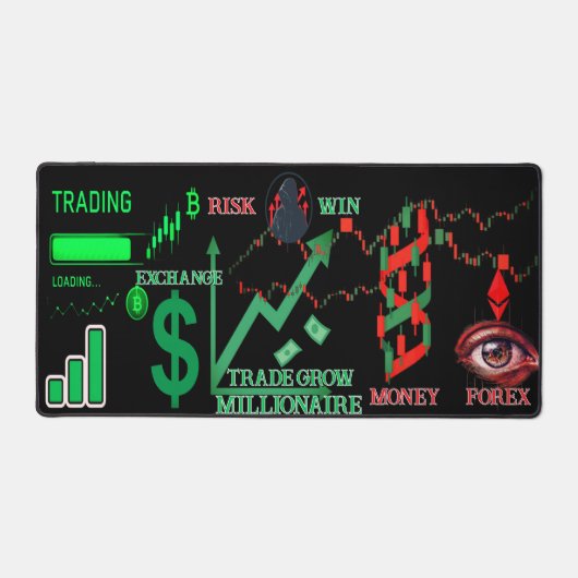 Ultimate Trader’s Mind Map desk mats Schreibtischunterlage (Vorderseite)
