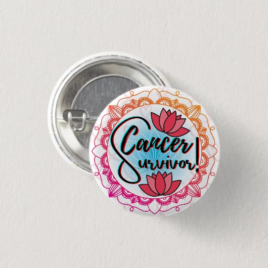 ULTIMATE ÜBERLEBUNG: KREBSÜBERLEBUNG BUTTON (Vorne & Hinten)