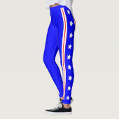 Ultimate USA US Flagge Patriot Blue Leggings (Links)