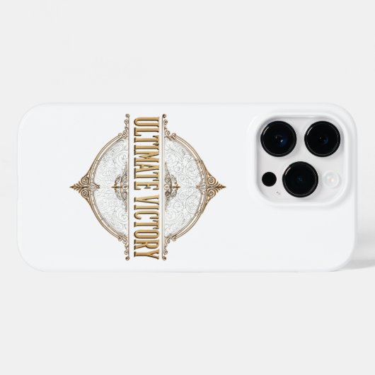 Ultimate Victory Case-Mate iPhone Hülle (Rückseite (Horizontal))