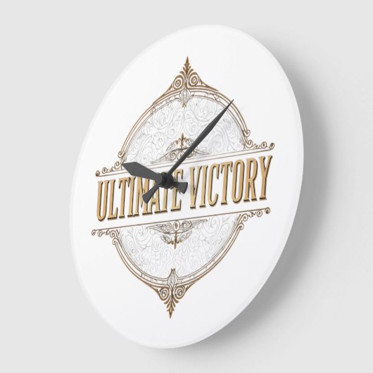 Ultimate Victory Große Wanduhr (Winkel)