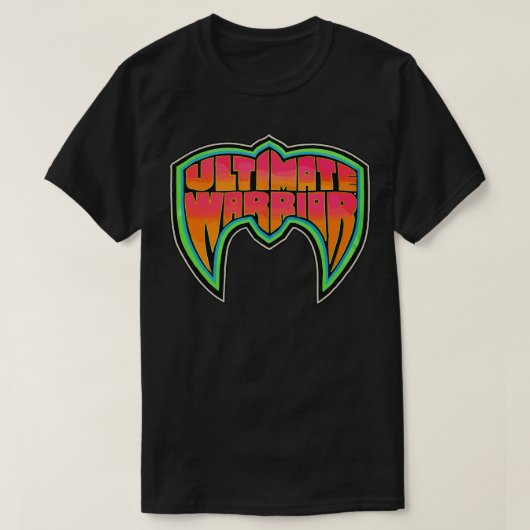Ultimate Warrior Mask Pro Wrestling FanArt Tribute T-Shirt (Design vorne)