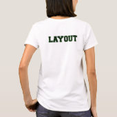 UltimateU Green Layout 2 Seite T-Shirt (Rückseite)