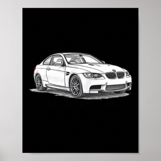 Ultimative Fahrmaschine Euro E92 Poster (Vorne)