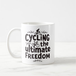 Ultimative Freiheit: Radfahren im Stil Kaffeetasse