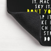 Ultimative Frisbee-Spielsprache Frowler Disc Golf Mousepad (Ecke)
