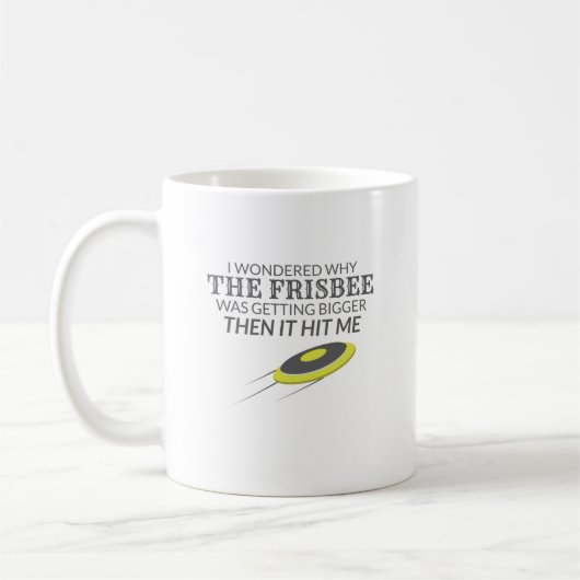 Ultimative Frisbee, warum der Frisbee immer mehr w Kaffeetasse (Links)
