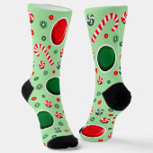 Ultimative Frisbee Weihnachten Socken (Gewinkelt)