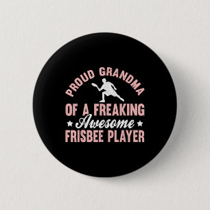 Ultimative Frisbeespielerin Disc Golf Oma  Button