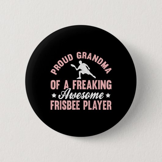 Ultimative Frisbeespielerin Disc Golf Oma  Button (Vorderseite)