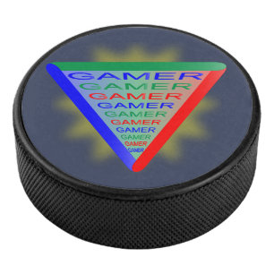 Ultimative Gamer 3 Gaming-System Farben RGB Eishockey Puck