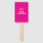 Ultimative Kronen-Pageant-Waver | Set von Fächern Fächer (Rückseite)
