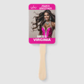 Ultimative Kronen-Pageant-Waver | Set von Fächern Fächer (Vorderseite)