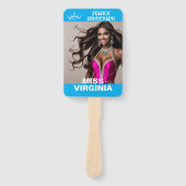 Ultimative Kronen-Pageant-Waver | Set von Fächern Fächer (Vorderseite)